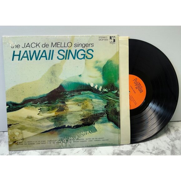 The Jack De Mello Singers Hawaii Sings Vinyl LP in Shrink VG+ Folk Hawaiian - Picture 1 of 6